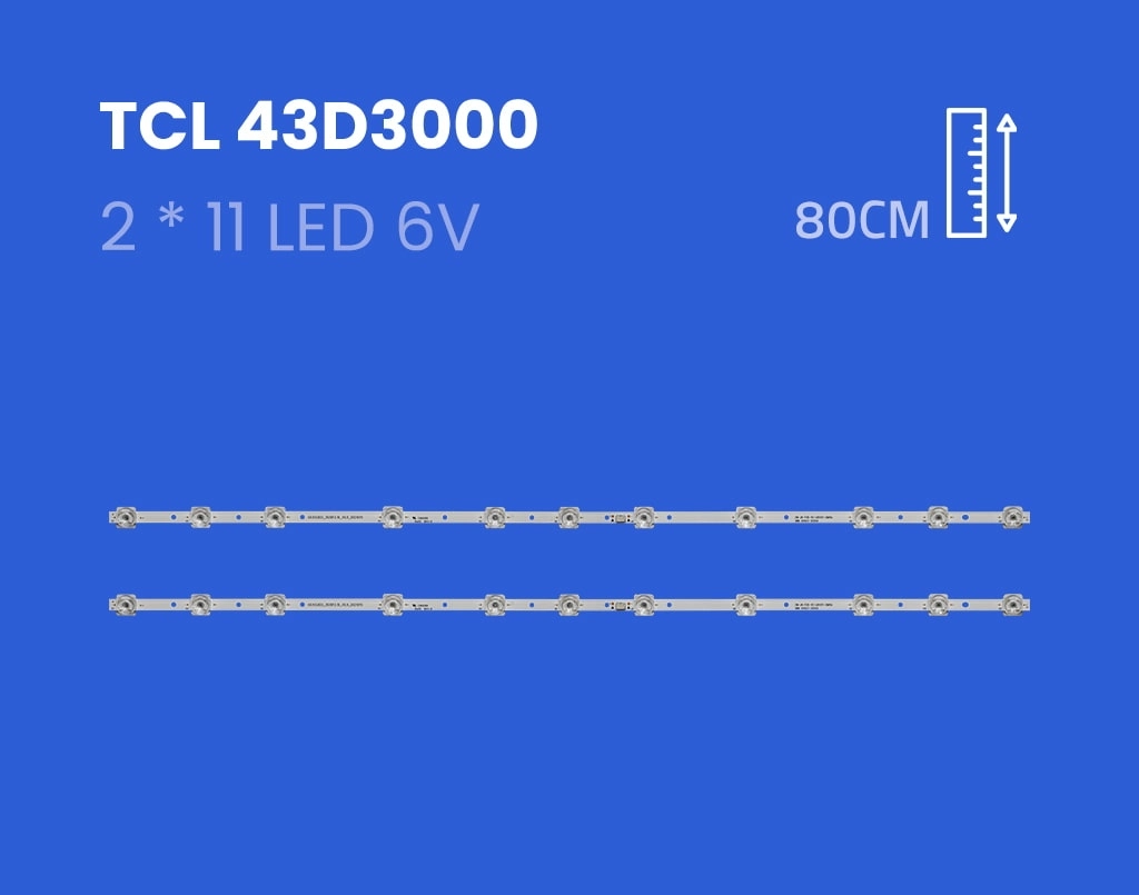 بک لایت تی سی ال 43D3000